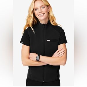 Figs fleece vest small